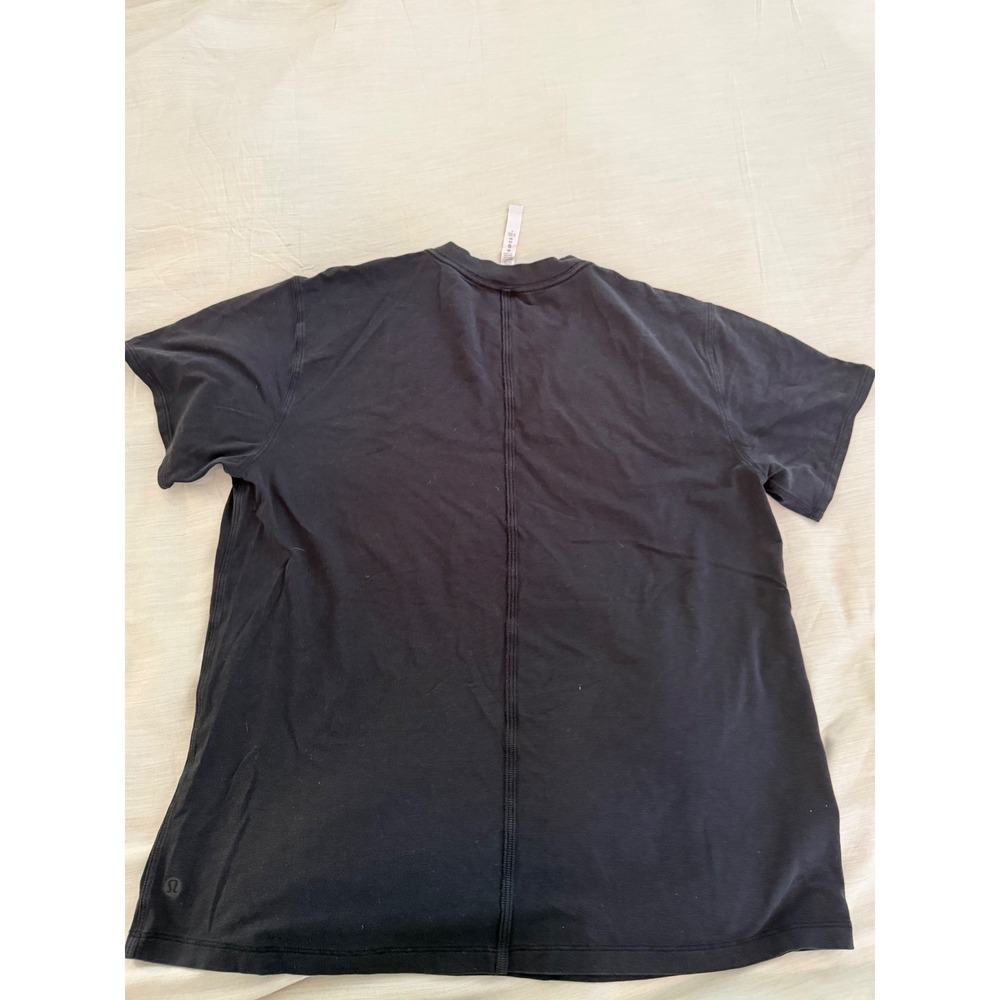 Lululemon All Yours Tee Black Short Sleeve Relaxed Fit Women's - Picture 5 of 8